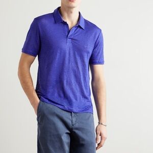 Vilebrequin Purple Polo Shirt Classic Knit Design